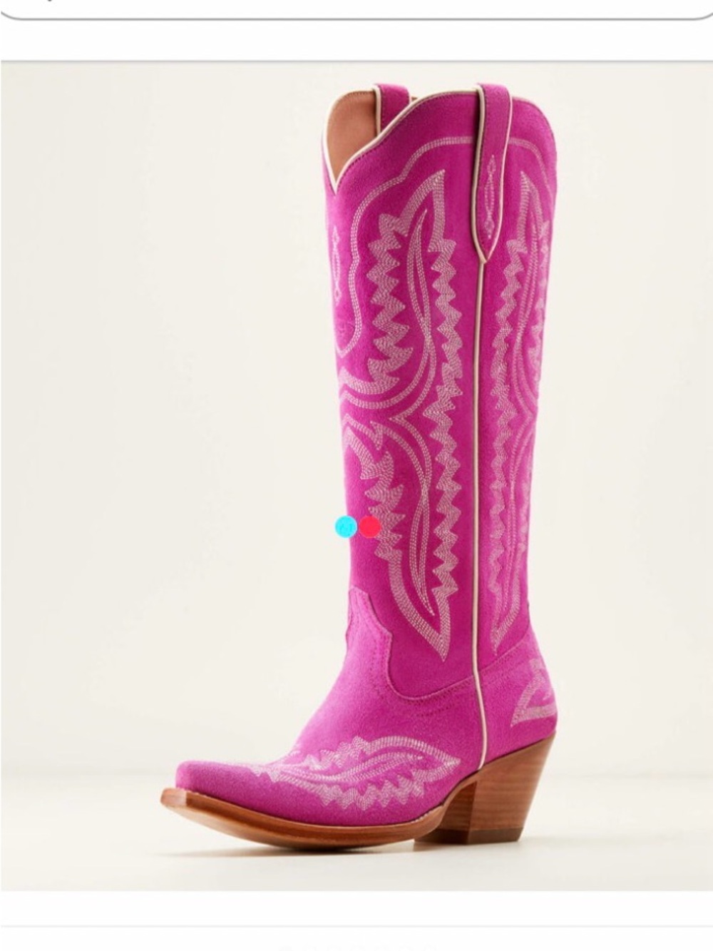 PINK Ariat Casanova suede Boots limited edition
